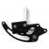 2" Extended Black Billet Forward Controls for Harley Big Twins 70-99 SPEAR