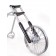 Black Billet Wide Glide Front End Conversion Kit with 21" 60 Spokes Wheel Rim for Harley Motorcycles
