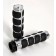 Chrome Billet Hand Grips 8 PADS ANTI-VIBE for Harley-Davidson