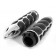 Chrome Billet Hand Grips BULLET 8 PADS for Harley-Davidson