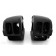 El Diablo 12" Black Ape Hangers 1-1/4" Diameter with Black Hand Controls and Switches for Harley-Davidson