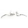 Black 1-1/4" Handlebars "T-Bars" 8" Rise with Hand Controls + Switches for Harley-Davidson