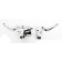 Black 1-1/4" Handlebars "T-Bars" 8" Rise with Hand Controls + Switches for Harley-Davidson