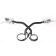 Black Handlebars X-Bars 7" Rise with Hand Controls, Switches and Grips for Harley