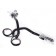 Black Handlebars X-Bars 7" Rise with Hand Controls, Switches and Grips for Harley