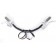 Black Handlebars X-Bars 7" Rise with Hand Controls, Switches and Grips for Harley
