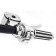 Black Handlebars X-Bars 7" Rise with Hand Controls, Switches and Grips for Harley