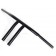 Black 1-1/4" Drag Handlebars 10" Rise T-Bars fit Harley-Davidson