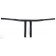 Black 1-1/4" Drag Handlebars 10" Rise T-Bars fit Harley-Davidson