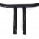 Black 1-1/4" Drag Handlebars 10" Rise T-Bars fit Harley-Davidson
