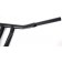 Black 1-1/4" Drag Handlebars 10" Rise T-Bars fit Harley-Davidson