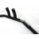 1-1/4" Black Handlebars "T-Bars" 6" Rise with Hand Controls + Switches for Harley-Davidson