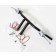 Black 1-1/4" Handlebars "T-Bars" 8" Rise with Hand Controls + Switches for Harley-Davidson