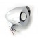 Chrome Billet Projection Visor Style Headlight for Harley-Davidson and Any Motorcycles 
