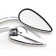 Chrome Custom Billet Big Eye Mirrors Set for Harley-Davidson