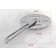 Chrome Billet Custom Oval Mirrors Set for Harley-Davidson Motorcycles