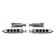 Chrome Billet Tribal Passenger Pegs (Torpedo) 2000-Up