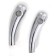 5" Chrome Billet Handlebars Custom Risers 1.5" Pull-back for Harley-Davidson Motorcycle Front Ends