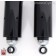 Adjustable Height Black Shocks Set for Harley-Davidson Softail 1986-99