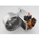 Electro-magnetic Switch Assembly and Housing for Chrome 2.4 Kw Thunder Fire Starter for Harley-Davidson Big Inch Big Twins