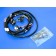 Black 1-1/4" Handlebars "T-Bars" 8" Rise with Hand Controls + Switches for Harley-Davidson