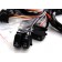 1-1/4" Black Handlebars "T-Bars" 8" Rise with Hand Controls + Switches for Harley-Davidson