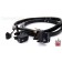 Black Switches and Wire Harness for 2007-09 Harley-Davidson Hand Controls