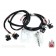 El Diablo 18" Black Ape Hangers 1-1/4" Diameter with Black Hand Controls and Switches for Harley-Davidson