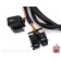 El Diablo 18" Black Ape Hangers 1-1/4" Diameter with Black Hand Controls and Switches for Harley-Davidson