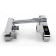 Chrome Billet 5 degree Rake Triple Trees for Harley-Davidson Wideglide